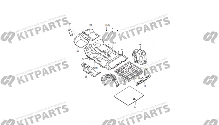 Панели пола FAW T77