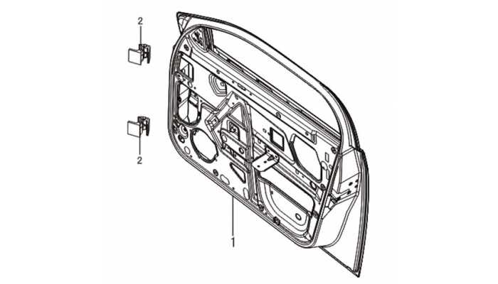 Передняя правая дверь Lifan