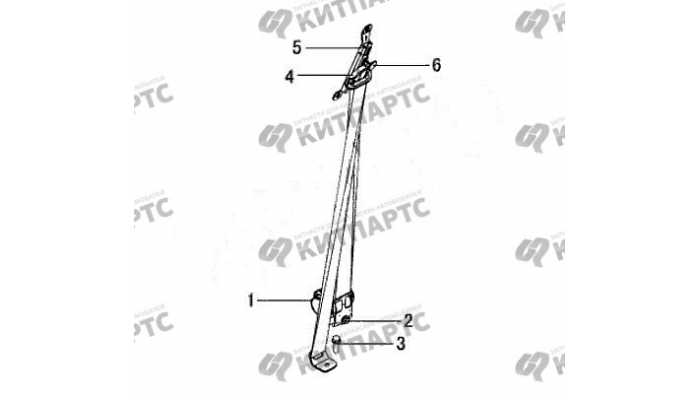 Ремень безопасности задний Great Wall