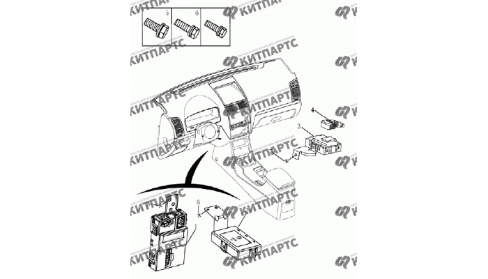 Блок кузовной электроники (хетчбэк) Geely